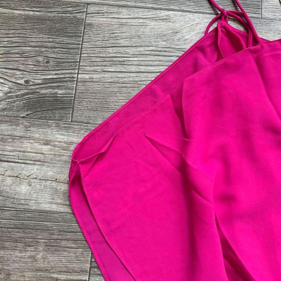 NWT Wren & Willa Pink Batwing Tie Strap Slip Dress - Picture 4 of 4